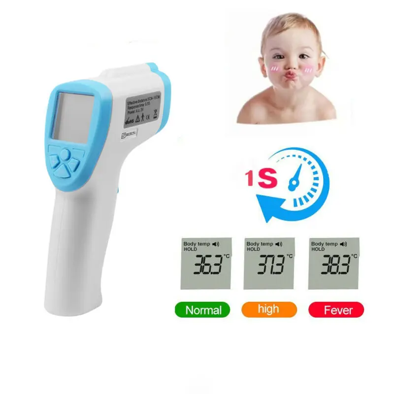 Baby Thermometer Infrared Digital LCD Body Measurement Forehead Ear Non-Contact Adult Body Fever IR Children Termometro
Baby Thermometer Infrared Digital LCD Body Measurement Forehead Ear Non-Contact Adult Body Fever IR Children Termometro