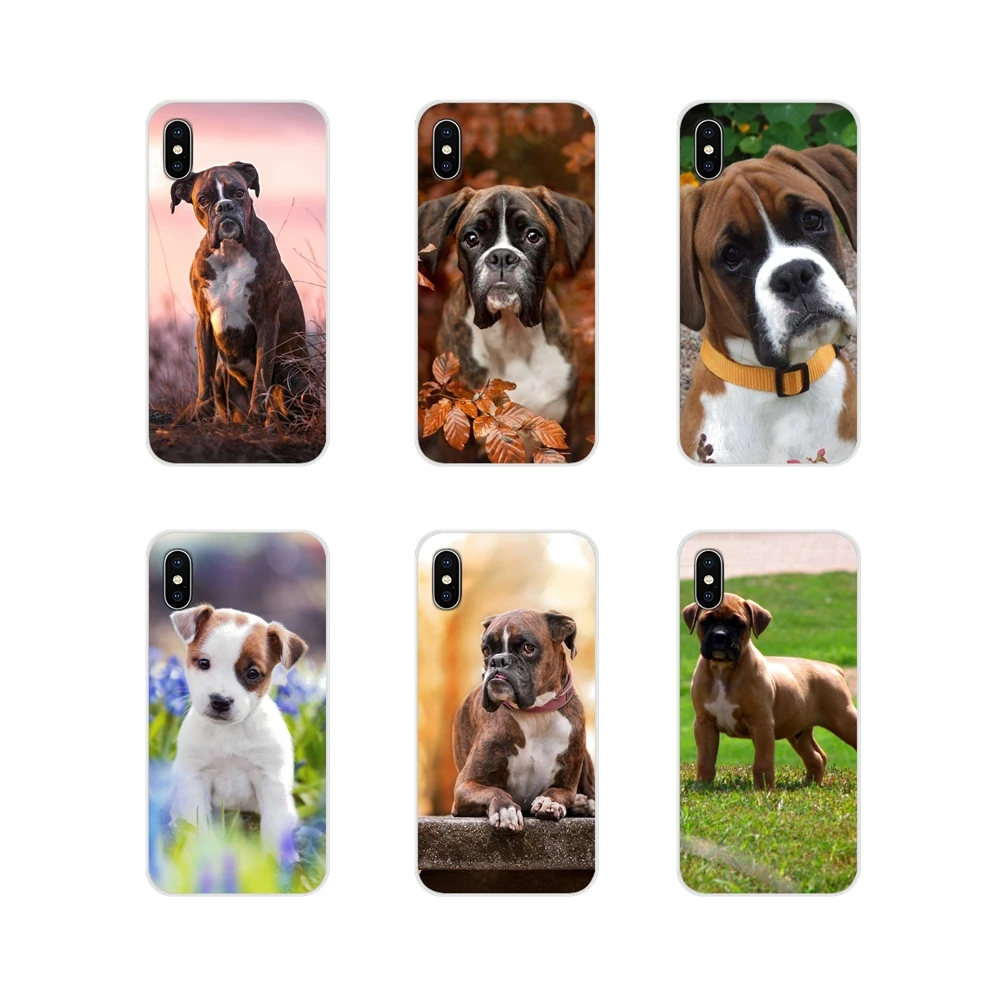 Аксессуары чехлы для телефонов боксеры собака щенок Xiaomi Redmi 4A S2 3 3S 4 4X 5 Plus 6 7 6A 7A Pro