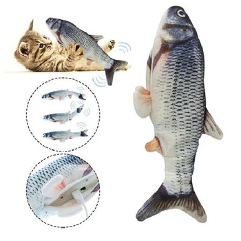 Realistic Crucian Cat Toy Simulation Electric Doll Fish Funny Interactive Pets Chew Bite Supplies for Cat Kitty Kitten Fish Flop
Realistic Crucian Cat Toy Simulation Electric Doll Fish Funny Interactive Pets Chew Bite Supplies for Cat Kitty Kitten Fish Flop