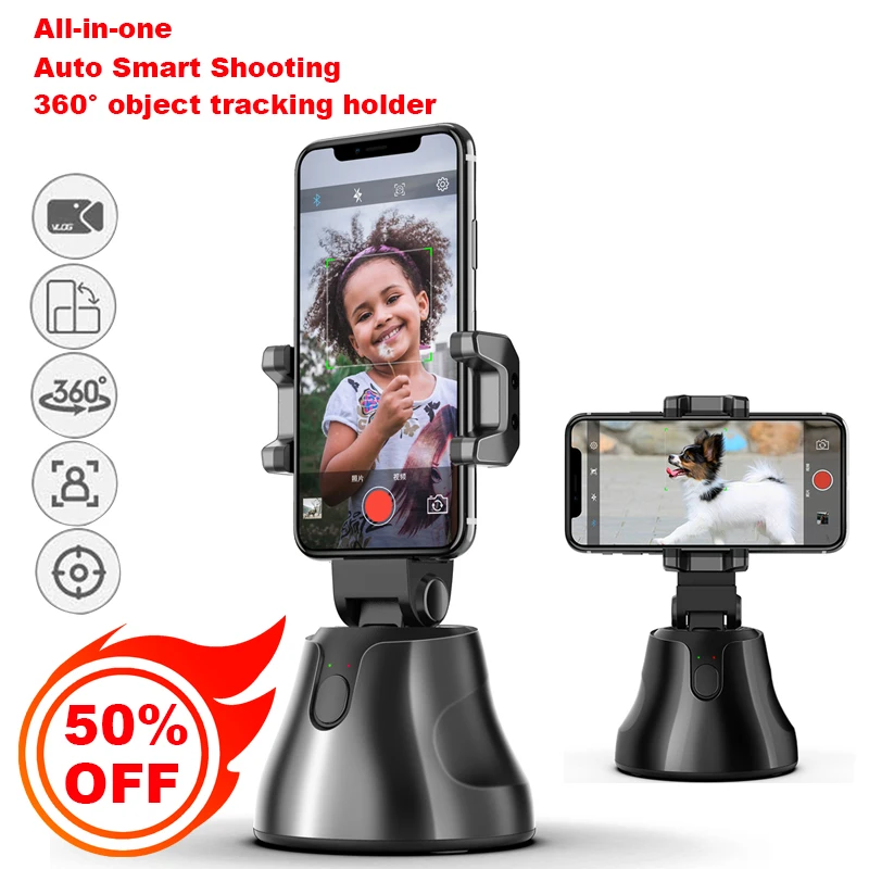 360 Rotation All-in-one Auto Smart Shooting Selfie Stick Auto Face Tracking Object Tracking Vlog Camera Phone Holder Portable
360 Rotation All-in-one Auto Smart Shooting Selfie Stick Auto Face Tracking Object Tracking Vlog Camera Phone Holder Portable