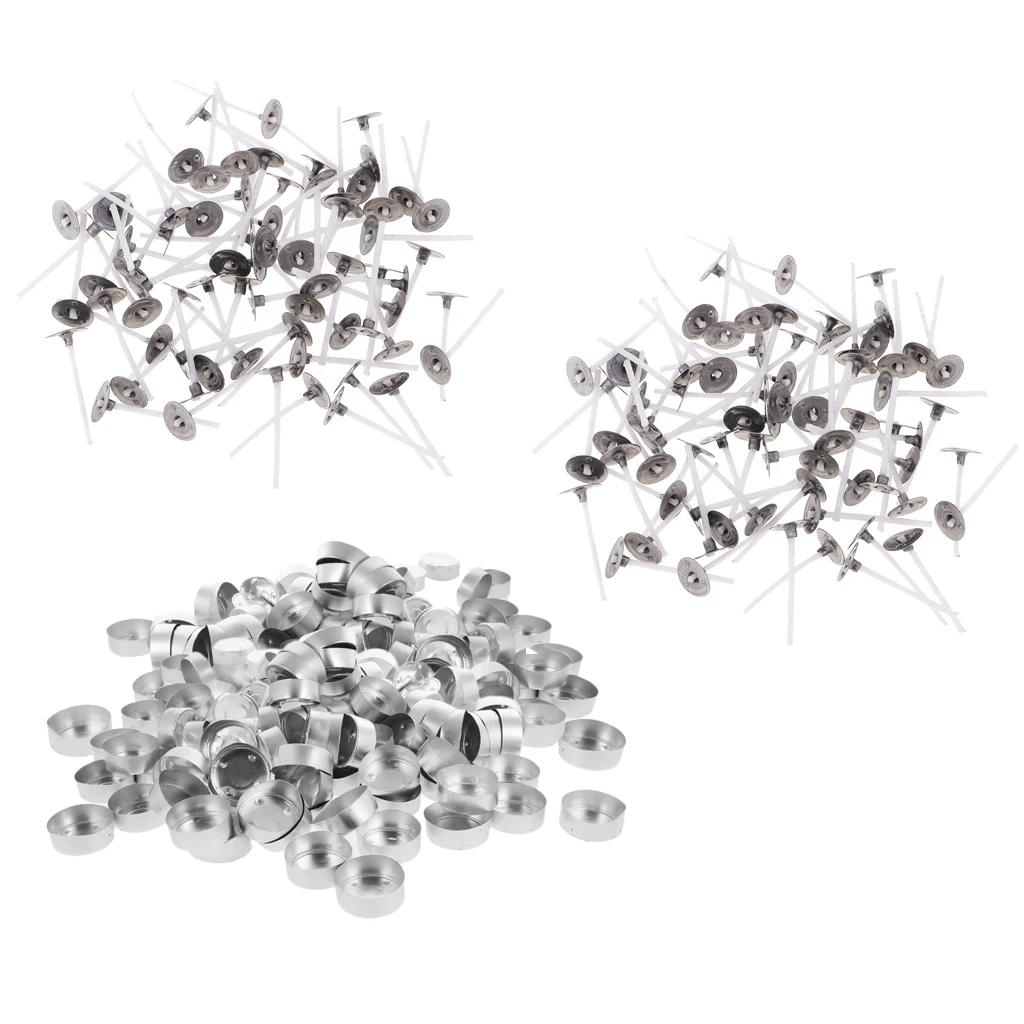 400 Candle Wick & Aluminum Tea Light Tins Tea Light Container Cup DIY Candle 400 Candle Wick & Aluminum Tea Light Tins Tea Light Container Cup DIY Candle