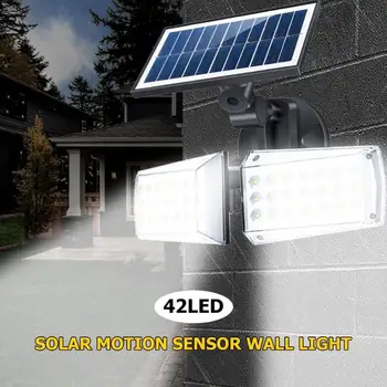 42 LED Outdoor Wall Light Waterproof Infrared PIR Motion Sensor Solar Lamp Solar Powered Sunlight Garden Decoration
42 LED Outdoor Wall Light Waterproof Infrared PIR Motion Sensor Solar Lamp Solar Powered Sunlight Garden Decoration