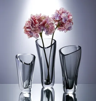 Thickened Imitation Crystal Handmade Glass Vase Gray Personalized Creative Soft Decoration Model Room Decoration 
Thickened Imitation Crystal Handmade Glass Vase Gray Personalized Creative Soft Decoration Model Room Decoration