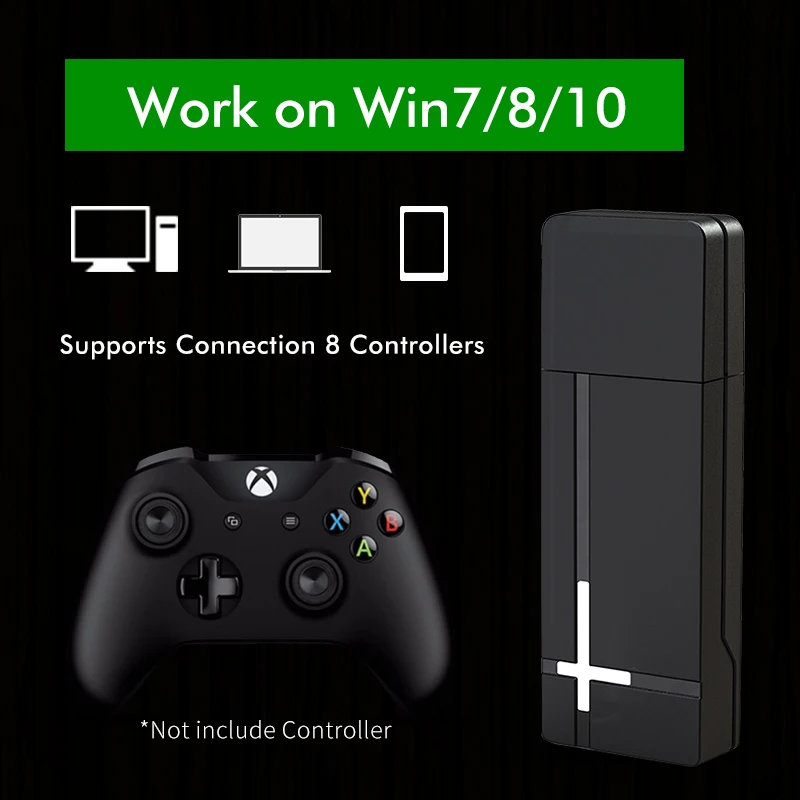 USB Receiver For Xbox One 2nd Generation Controller PC Wireless Adapter for Windows7/8/10 Laptops Wireless Controller Adapter
USB Receiver For Xbox One 2nd Generation Controller PC Wireless Adapter for Windows7/8/10 Laptops Wireless Controller Adapter