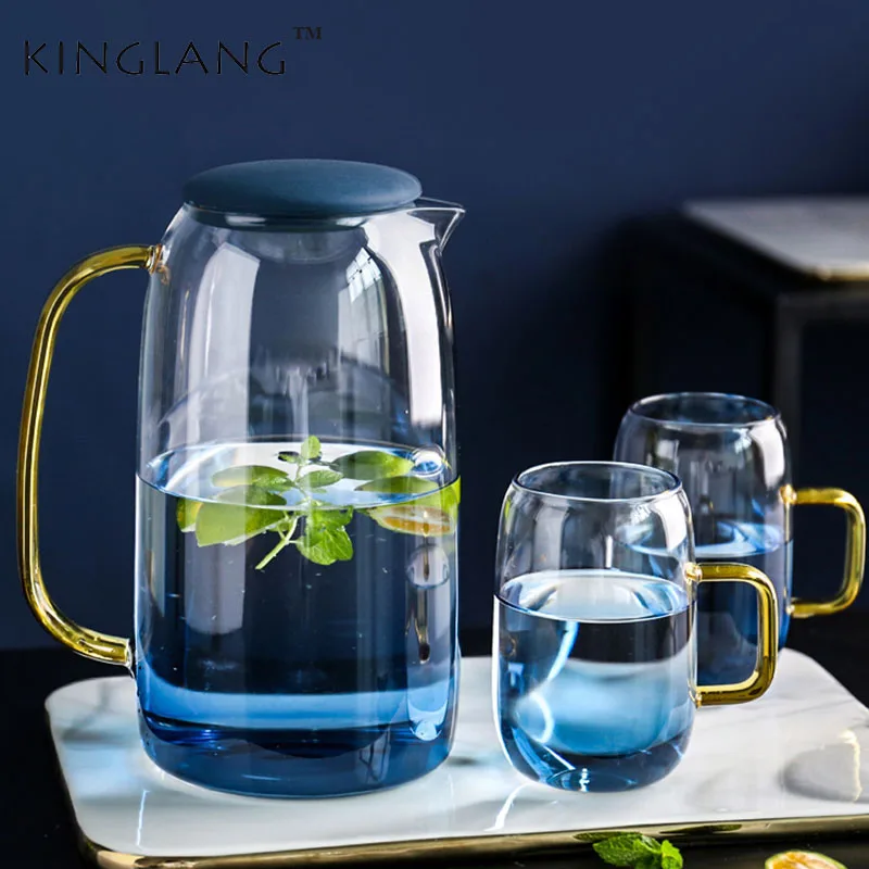 KINGLANG Glass cold kettle household heat resistant high temperature explosion-proof cool large capacity cold water cup teapot
KINGLANG Glass cold kettle household heat resistant high temperature explosion-proof cool large capacity cold water cup teapot