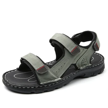 2020 Summer Mens Sandals Open Toe Leisure Genuine Leather Sandals Men Casual Man Comfortable Sandals Shoes Plus Size 39-45
2020 Summer Mens Sandals Open Toe Leisure Genuine Leather Sandals Men Casual Man Comfortable Sandals Shoes Plus Size 39-45