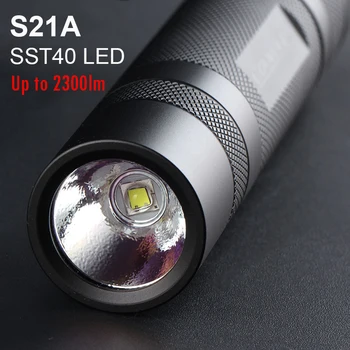 Powerful Flashlight Convoy S21A with Luminus SST40 Led Black Torch 21700 18650 Flash Light 2300lm Lanterna Camping Work Light
Powerful Flashlight Convoy S21A with Luminus SST40 Led Black Torch 21700 18650 Flash Light 2300lm Lanterna Camping Work Light