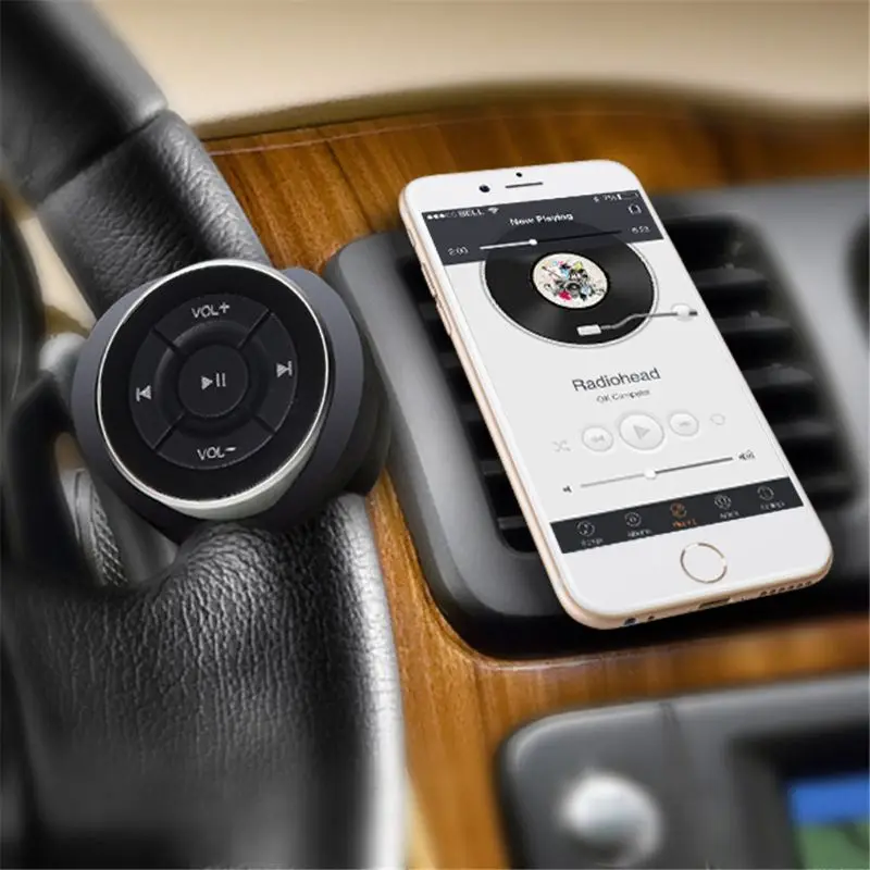 Wireless Bluetooth Media Steering Wheel Remote Control Mp3 Music Player Portable 203A
Wireless Bluetooth Media Steering Wheel Remote Control Mp3 Music Player Portable 203A