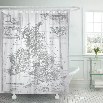 Shower Curtain England Engraving Map from The Complete Encyclopedia of Containing Waterproof Polyester Fabric 60 x 72 inches Set
Shower Curtain England Engraving Map from The Complete Encyclopedia of Containing Waterproof Polyester Fabric 60 x 72 inches Set