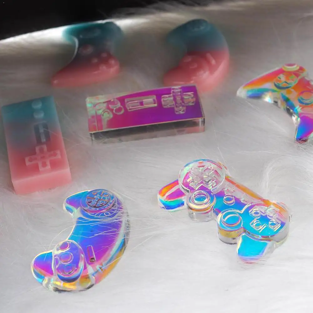 4-Styles Game Consoles Handle Pendant Silicone Resin Cake Jewelry Controller Fondant Baking Tools Mold Making Game Mold X0F2
4-Styles Game Consoles Handle Pendant Silicone Resin Cake Jewelry Controller Fondant Baking Tools Mold Making Game Mold X0F2