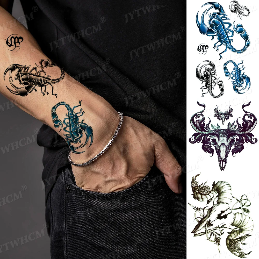 Scorpion King Henna Tattoo Sticker Waterproof Temporary Tattoos Skulls Cool Stuff Evil Horns Body Art Fake Tattoo Sleev Stickers
Scorpion King Henna Tattoo Sticker Waterproof Temporary Tattoos Skulls Cool Stuff Evil Horns Body Art Fake Tattoo Sleev Stickers