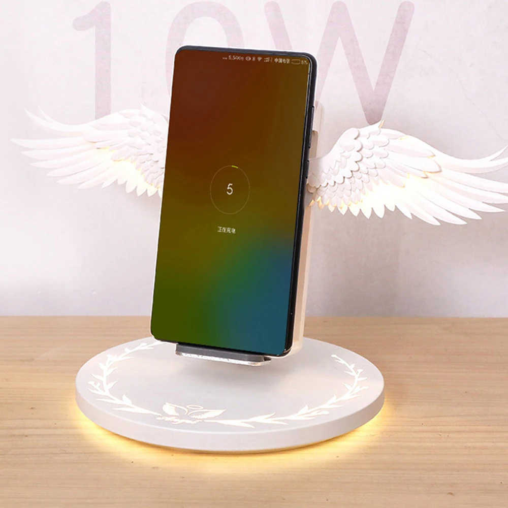 10W Qi Wireless Charger Stand Quick Charge For HUAWEI P30 Pro iPhone X XR 8 8Plus Samsung S8 S9 S10e Plus Xiaomi MI9 Night Light
10W Qi Wireless Charger Stand Quick Charge For HUAWEI P30 Pro iPhone X XR 8 8Plus Samsung S8 S9 S10e Plus Xiaomi MI9 Night Light