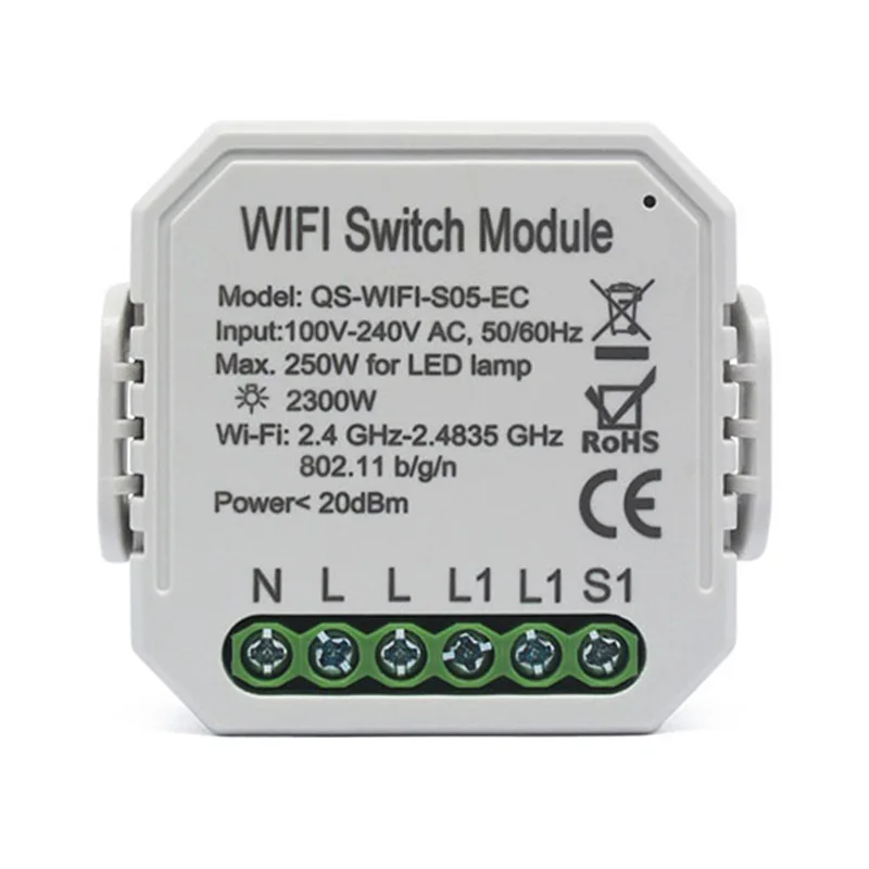 WiFi Smart Switch, Concealed Smart Switch, Power Meter Switch, Smart Switch with Power Meter, Wide Voltage
WiFi Smart Switch, Concealed Smart Switch, Power Meter Switch, Smart Switch with Power Meter, Wide Voltage
