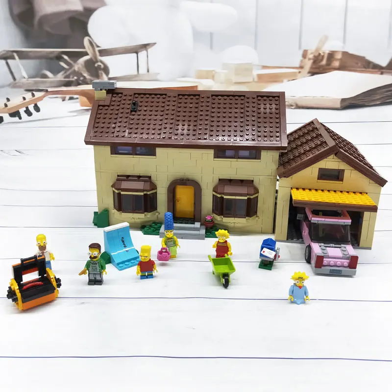 Movie Series Simpsonsed House Model Building Blocks Fit 71006 83005 16005 2575Pcs City Kwik-E-Mart Bricks Toys Birthday Gifts
Movie Series Simpsonsed House Model Building Blocks Fit 71006 83005 16005 2575Pcs City Kwik-E-Mart Bricks Toys Birthday Gifts