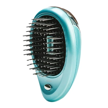 Portable Electric Hair Ionic Brush Hair Straightener Brush Negative Ion Comb Anti-Static Massage Straight Hair Comb Green 
Portable Electric Hair Ionic Brush Hair Straightener Brush Negative Ion Comb Anti-Static Massage Straight Hair Comb Green