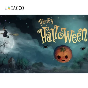 Laeaco Halloween Background Photography Dark Night Castle Pumpkin Wizard Moon Star Party Scenic Photo Backdrop For Photo Studio
Laeaco Halloween Background Photography Dark Night Castle Pumpkin Wizard Moon Star Party Scenic Photo Backdrop For Photo Studio