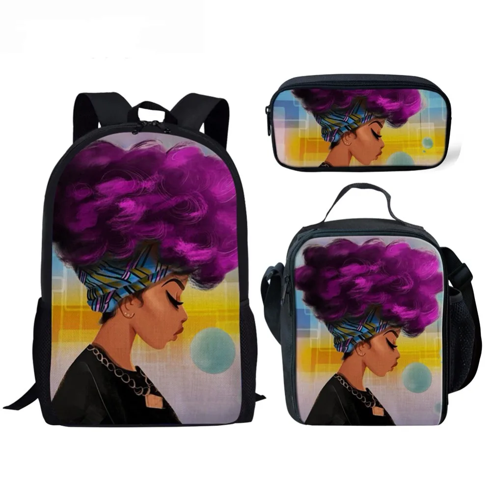 FORUDESIGNS-Black-Queen-African-American-Girl-2019-School-Bags-for-Teenagers-Girls-School-Backpack-Children-Schoolbag (1)
