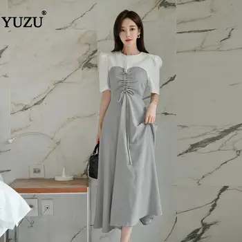 White And Houndstooth Patchwork Office Lady A-line Dress Women Summer 2020 Short Puff Sleeve Bow Drawstring Mid-calf Dresses 
White And Houndstooth Patchwork Office Lady A-line Dress Women Summer 2020 Short Puff Sleeve Bow Drawstring Mid-calf Dresses