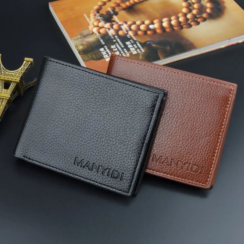 New Style Wallet Short Men Driving License Thin Wallet 3-Fold Cross Business Casual Embossed Leather Retro Soft Leather Wallet
New Style Wallet Short Men Driving License Thin Wallet 3-Fold Cross Business Casual Embossed Leather Retro Soft Leather Wallet