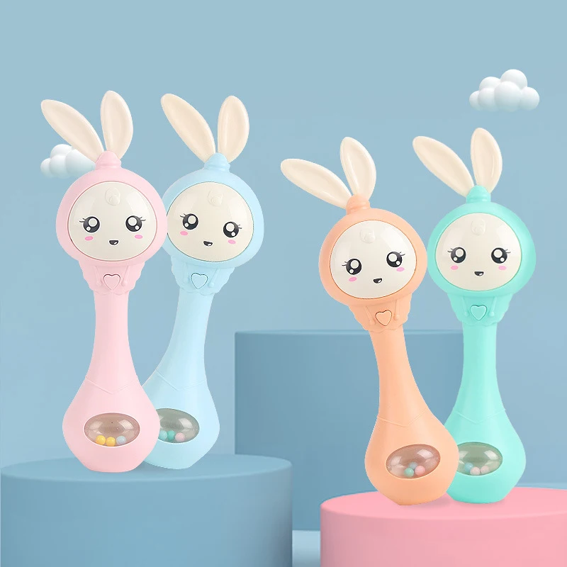QWZ Music Flashing Sand Hammer Baby Teether Rattles Toy Educational Safety Material Hand Bell Early Learning Toys for Baby Gift
QWZ Music Flashing Sand Hammer Baby Teether Rattles Toy Educational Safety Material Hand Bell Early Learning Toys for Baby Gift