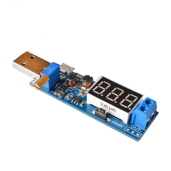 DC-DC Boost Buck Converter USB Step UP / Down Power Supply Module DC DC 5V to 3.3V/9V/12V/24V Adjustable Out DC 1.2V-24V
DC-DC Boost Buck Converter USB Step UP / Down Power Supply Module DC DC 5V to 3.3V/9V/12V/24V Adjustable Out DC 1.2V-24V