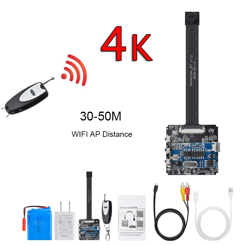 13MP Ultra HD Real 4K 2.7k 2k 1080P WiFi 30fps 60fps P2P Mini Remote Camera Video Recorder Camcorder Wide Angle Drone DIY module
13MP Ultra HD Real 4K 2.7k 2k 1080P WiFi 30fps 60fps P2P Mini Remote Camera Video Recorder Camcorder Wide Angle Drone DIY module
