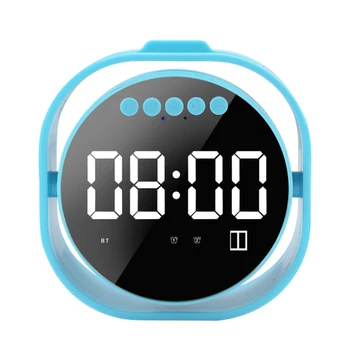 Wireless Bluetooth 4.2 Speaker FM Radio LED Mirror Screen Clock USB Rechargeable Music Player With Mic Support U-disk TF Card
Wireless Bluetooth 4.2 Speaker FM Radio LED Mirror Screen Clock USB Rechargeable Music Player With Mic Support U-disk TF Card