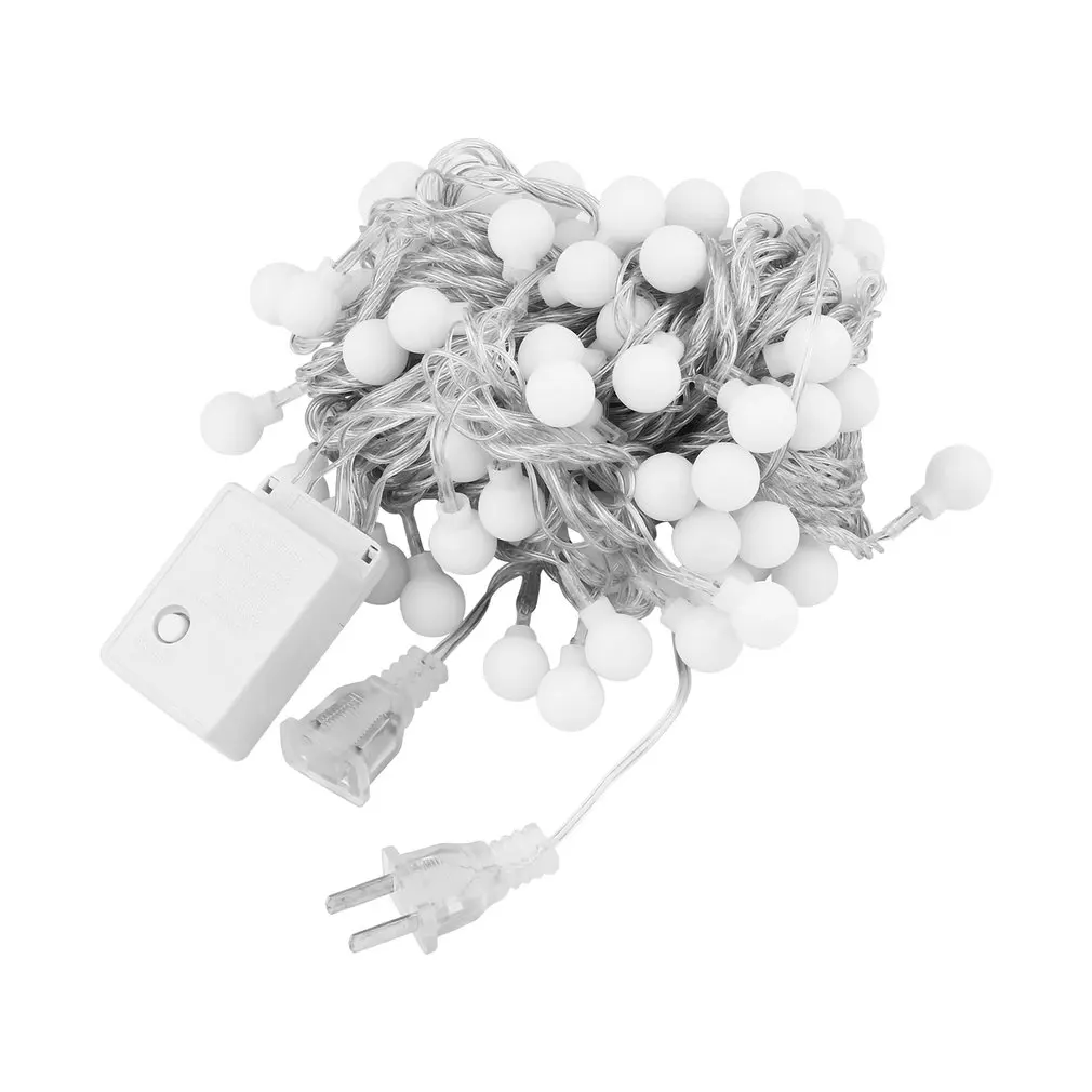 New! IP64 10M 100LED LED Ball String Light Christmas Festival Lamp Decorative Garland Strings Lighting Ball Lights 110V US Plug
New! IP64 10M 100LED LED Ball String Light Christmas Festival Lamp Decorative Garland Strings Lighting Ball Lights 110V US Plug