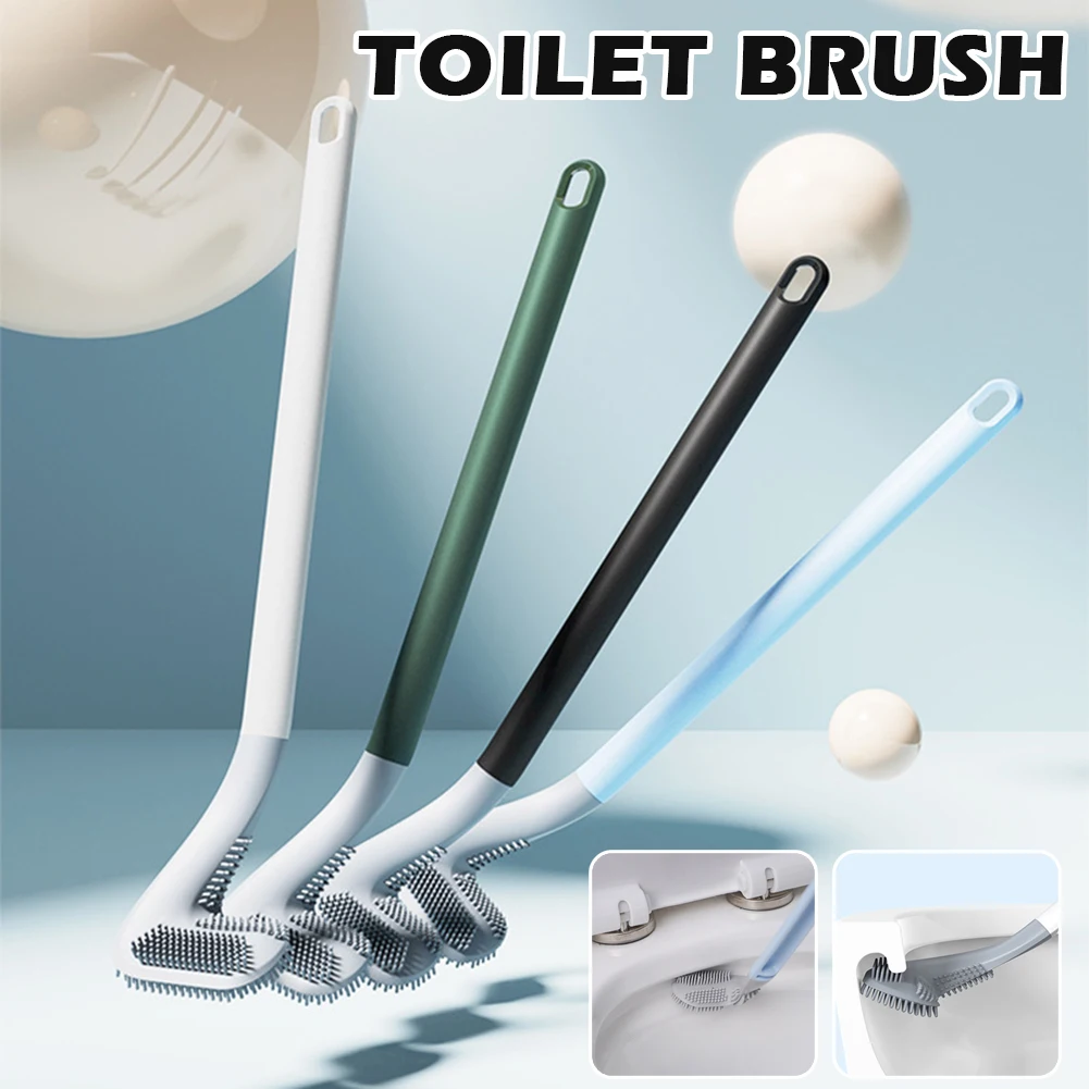 Silicone Toilet Brushes For Bathroom Long Handle Toilet Cleaning Brush Golf Brush Head No Dead Corners Wall-Mounted Toilet Brush
Silicone Toilet Brushes For Bathroom Long Handle Toilet Cleaning Brush Golf Brush Head No Dead Corners Wall-Mounted Toilet Brush