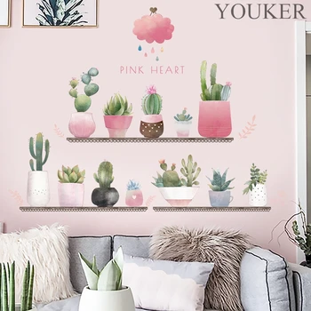 YOUKER small fresh ins wind potted wall sticker self-adhesive living room background wall sticker
YOUKER small fresh ins wind potted wall sticker self-adhesive living room background wall sticker