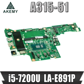 

Akemy NB.GSW11.001 FOR Acer Aspire A315-53 A515-51 A615-51 A515-51G laptop motherboard C5V01 LA-E891P With i5-7200u 100% OK