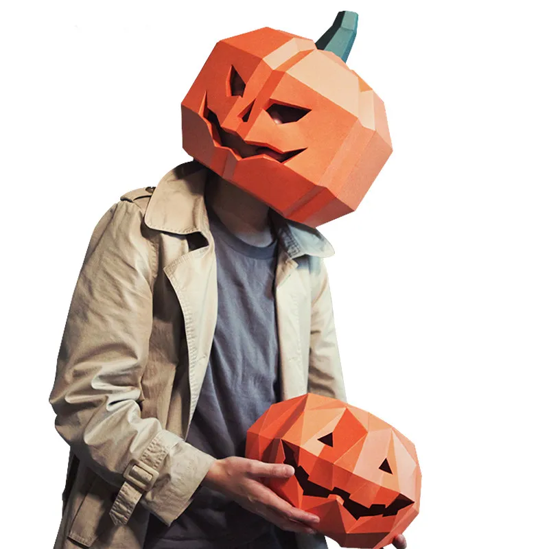 Pumpkin Head Jack Mask Headgear Paper Handmade Material Halloween Party Modeling Performance Clothing Props
Pumpkin Head Jack Mask Headgear Paper Handmade Material Halloween Party Modeling Performance Clothing Props