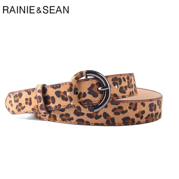 RAINIE SEAN Pigskin Women Belt Leopard Belts for Women Real Leather Casual Ladies Belts for Jeans 105cm
RAINIE SEAN Pigskin Women Belt Leopard Belts for Women Real Leather Casual Ladies Belts for Jeans 105cm