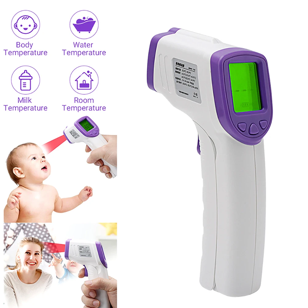 Digital LCD Baby Body Forehead Ear Thermometer Gun Non-contact Infrared Thermometer Home Outdoor Portable Temperature Meter Drop
Digital LCD Baby Body Forehead Ear Thermometer Gun Non-contact Infrared Thermometer Home Outdoor Portable Temperature Meter Drop
