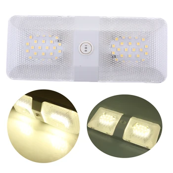 5pcs 12V 5W LED Ceiling Double Dome Light W/ Switch For RV Motorhome Boat 
5pcs 12V 5W LED Ceiling Double Dome Light W/ Switch For RV Motorhome Boat