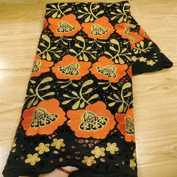 high quality 5yards white gold African Swiss cotton voile lace fabric with neat embroidery plus chiffon lace! 13L070212
high quality 5yards white gold African Swiss cotton voile lace fabric with neat embroidery plus chiffon lace! 13L070212