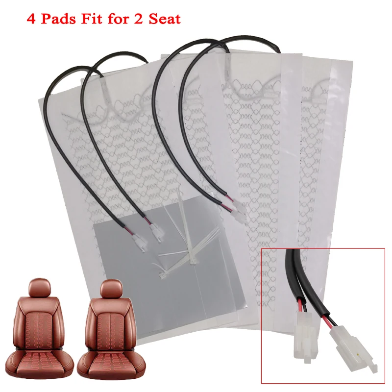 Universal 12V Carbon Fiber Car Seat Heat Pads Winter Warmer Seat Covers Set Fit for Seat Heater
Universal 12V Carbon Fiber Car Seat Heat Pads Winter Warmer Seat Covers Set Fit for Seat Heater