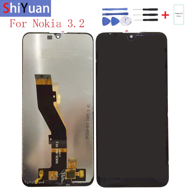 Original 6.26"For Nokia 3.2 LCD Display Touch Screen Digitizer Assembly Replacement For Nokia 3.2 TA-1156, TA-1159, TA-1164
Original 6.26"For Nokia 3.2 LCD Display Touch Screen Digitizer Assembly Replacement For Nokia 3.2 TA-1156, TA-1159, TA-1164
