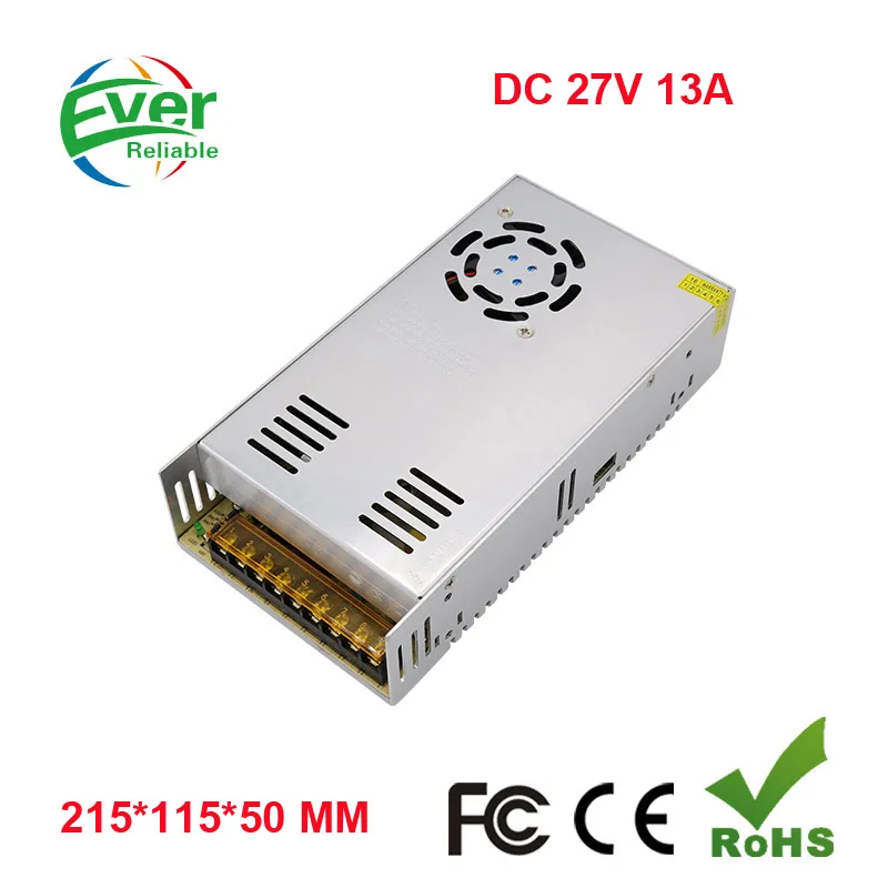 27V 13A Power Supply SMPS Switching Power Supply AC To DC 220v to 27V 13A For CCTV LED S-350-27
27V 13A Power Supply SMPS Switching Power Supply AC To DC 220v to 27V 13A For CCTV LED S-350-27