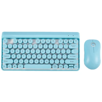 2.4G Wireless Keyboard and Mouse Combination for PC, Laptop, Window XP 7/8 / 9- Ergonomic Round Concave and Convex Keycap 2.4GHz
2.4G Wireless Keyboard and Mouse Combination for PC, Laptop, Window XP 7/8 / 9- Ergonomic Round Concave and Convex Keycap 2.4GHz