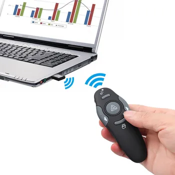 2.4G Wireless Red Laser Presenter Pointers Pen Pointers Remote Control USB RF Remote Control PPT Powerpoint Presentation
2.4G Wireless Red Laser Presenter Pointers Pen Pointers Remote Control USB RF Remote Control PPT Powerpoint Presentation