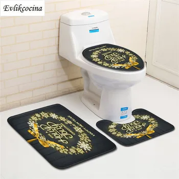 Free Shipping 3Pcs Snowflake Wreath Bath Mat Set Toilet Anti Slip Bathroom Carpet Rug Bathroom Mat Living Room Alfombra Bano 
Free Shipping 3Pcs Snowflake Wreath Bath Mat Set Toilet Anti Slip Bathroom Carpet Rug Bathroom Mat Living Room Alfombra Bano