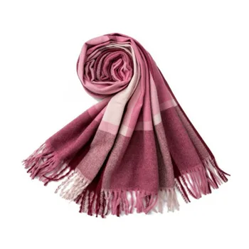Thick scarf women's plaid Korean version of the wild version of autumn and winter warm long cashmere scarf
Thick scarf women's plaid Korean version of the wild version of autumn and winter warm long cashmere scarf