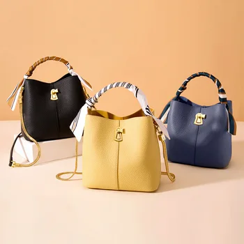 Lady Handbags and Purses Bucket of New Fund of 2019 Autumn Winters Leather Shoulder Inclined Across Packages
Lady Handbags and Purses Bucket of New Fund of 2019 Autumn Winters Leather Shoulder Inclined Across Packages