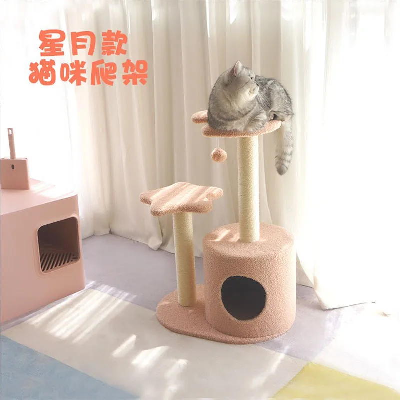 Large Cat Climbing Frame Cat Nest Cat Tree One-piece Sisal Cat Villa Cat Scratching Board Multilayer Climb Rack Multi-functional
Large Cat Climbing Frame Cat Nest Cat Tree One-piece Sisal Cat Villa Cat Scratching Board Multilayer Climb Rack Multi-functional