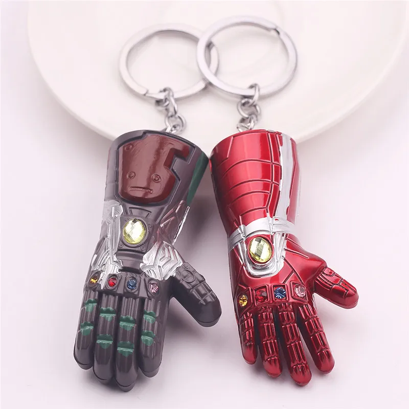 Hot Avengers Endgame Iron Man Gauntlet Keychain Men Gem Stone Thanos Infinite Power Key Chain Boy Women Movie Jewelry llaveros
Hot Avengers Endgame Iron Man Gauntlet Keychain Men Gem Stone Thanos Infinite Power Key Chain Boy Women Movie Jewelry llaveros