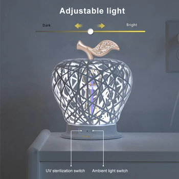 Apples Shape Hollow Art Modeling UV Sterilization Lamp USB LED Night Light with Remote Household Lights Lighting TP899
Apples Shape Hollow Art Modeling UV Sterilization Lamp USB LED Night Light with Remote Household Lights Lighting TP899