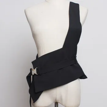 LANMREM 2020 Fashion One Shoulder Irregular Cut Solid Color Temperament High-end Belt Vest Female Girdle 19B-a578
LANMREM 2020 Fashion One Shoulder Irregular Cut Solid Color Temperament High-end Belt Vest Female Girdle 19B-a578