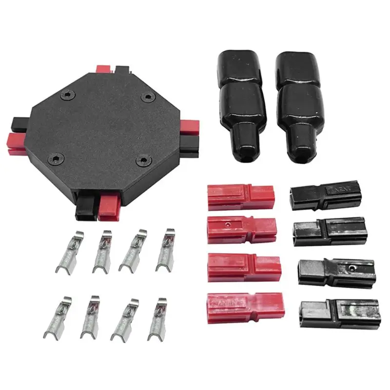 Portable PowerPole Power Splitter 4-CH Power Supply Distributor for HAM Radio Accessories
Portable PowerPole Power Splitter 4-CH Power Supply Distributor for HAM Radio Accessories