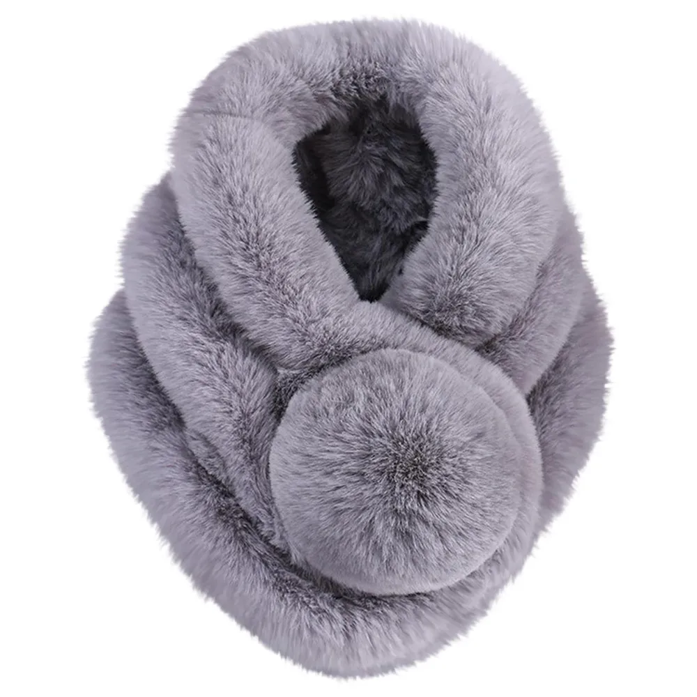 Female Women Winter Imitation Faux Fur Warm Scarf Fashion Thicken Fur Imitation Fur Grass Scarves Tippet white Hairball
Female Women Winter Imitation Faux Fur Warm Scarf Fashion Thicken Fur Imitation Fur Grass Scarves Tippet white Hairball